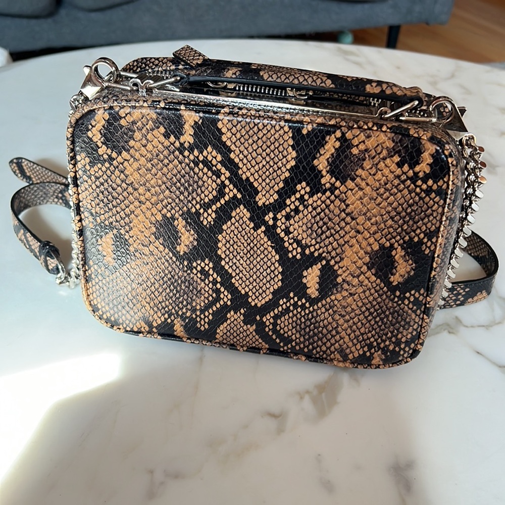 Brand New! Kooples Barbara Leather Python Effect … - image 4